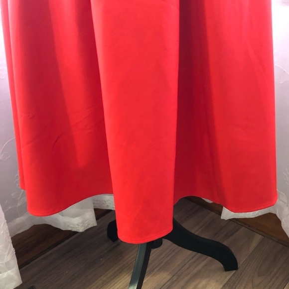 Urban Coco red skirt pleated SZ M midi - Picture 4 of 11